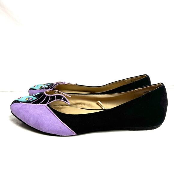 Disney Villains Sleeping Beauty Maleficent Flats Size 13 - Picture 3 of 7